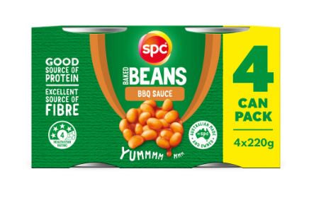 SPC Baked Beans in BBQ Sauce 4 x 220g