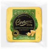 Brownes Cheese Green Peppercorn Club Cheddar 200g