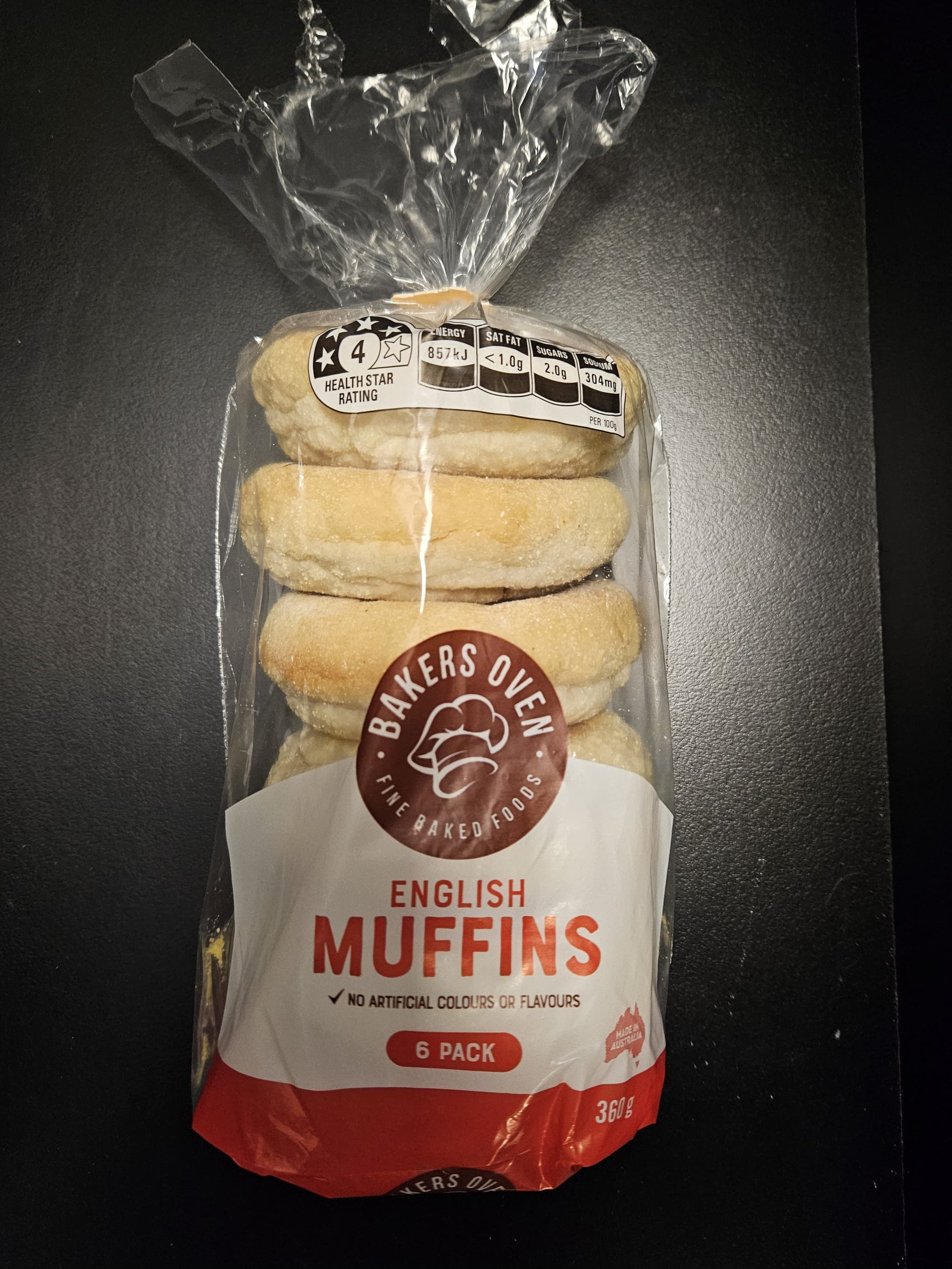 Bakers Oven English Muffins 6pk