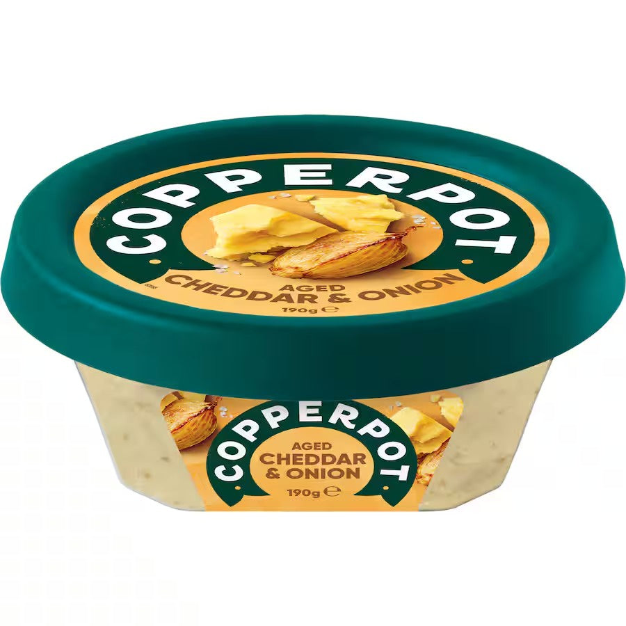 Copperpot Aged Cheddar & Onion Dip 190g