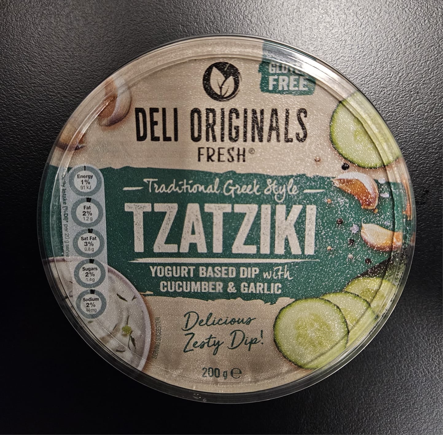 Deli Originals Fresh Tzatziki Dip 200g