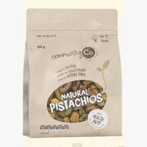 Community Co Natural Pistachios 80g