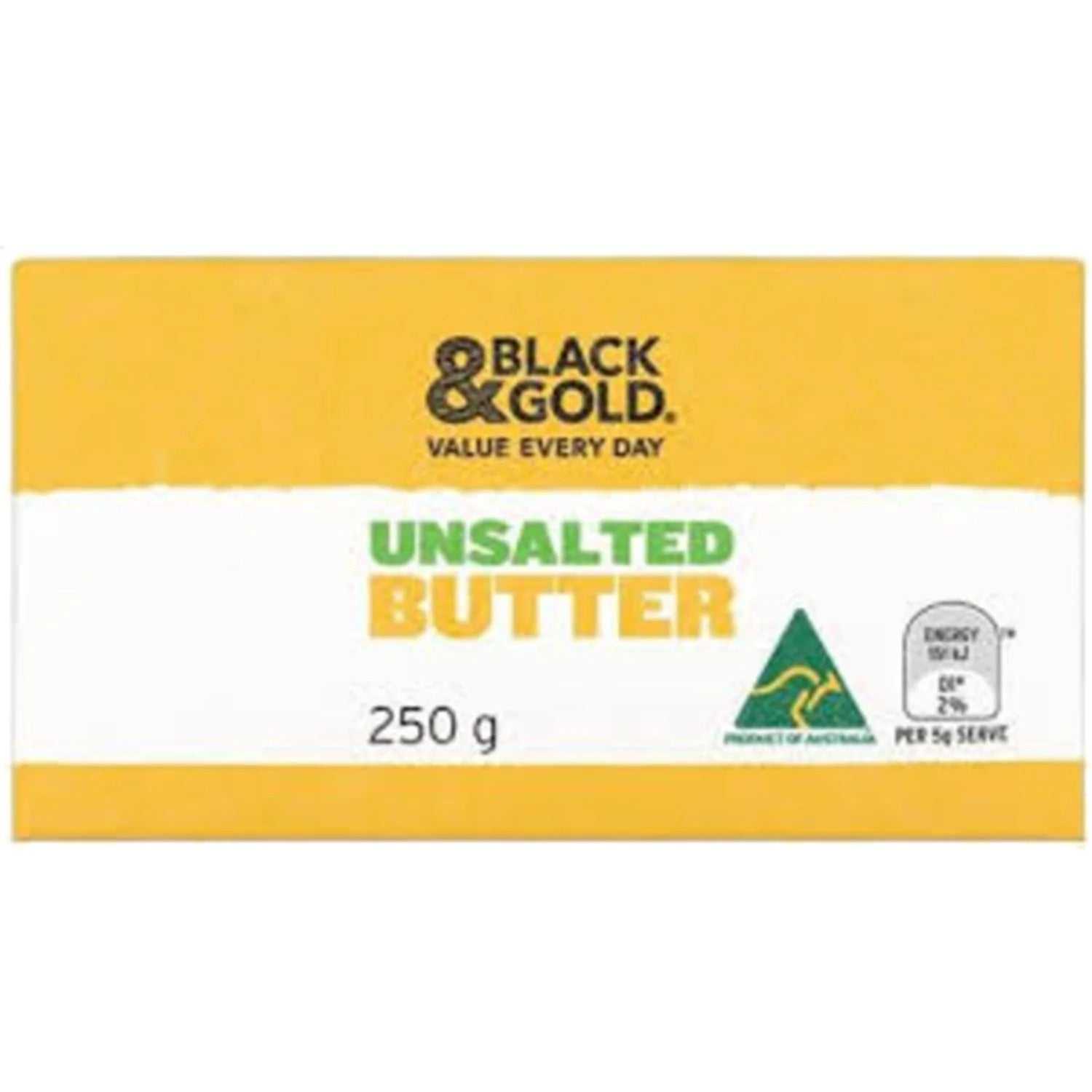 Black & Gold Unsalted Butter 250g