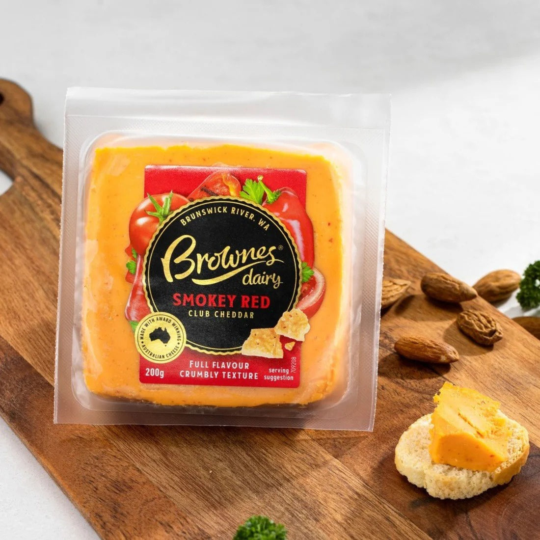 Brownes Cheese Smokey Red Club Cheddar 200g