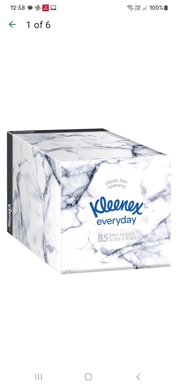 Kleenex Tissues Everyday Cube 2ply 85pk