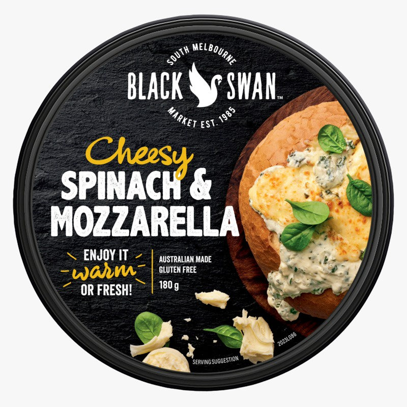 Black Swan Cheesy Spinach & Mozzarella Dip 180g