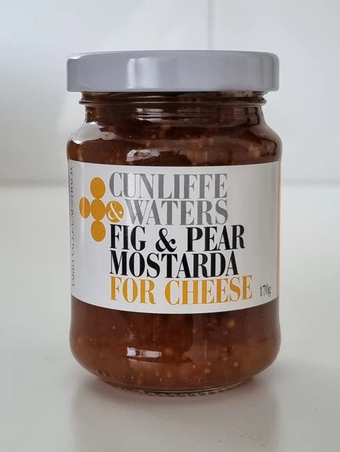 Cunliffe & Waters Fig & Pear Mostarda 170g