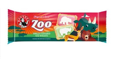 Bakers Zoo Vanilla Flavoured Iced Biscuits 150g