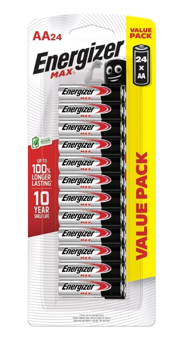 Energizer Max AA Batteries 24pk