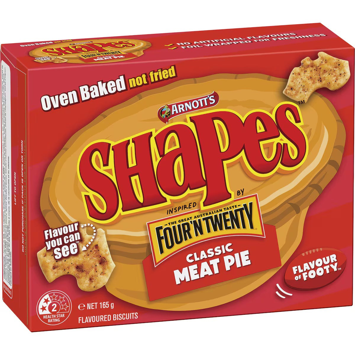 Arnotts Classic Meat Pie Shapes 165g