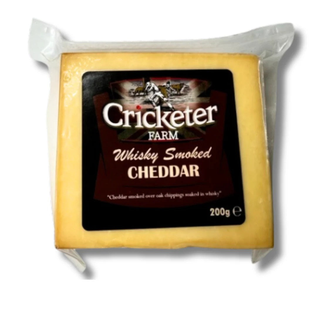 Cricketer Farm Whiskey Smoked Cheddar 200g