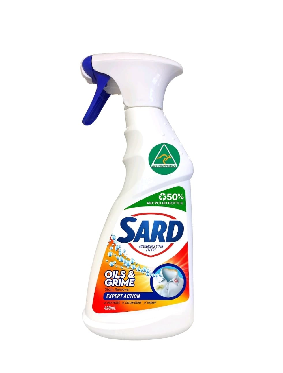 Sard Oils & Grime Stain Remover Spray 420ml