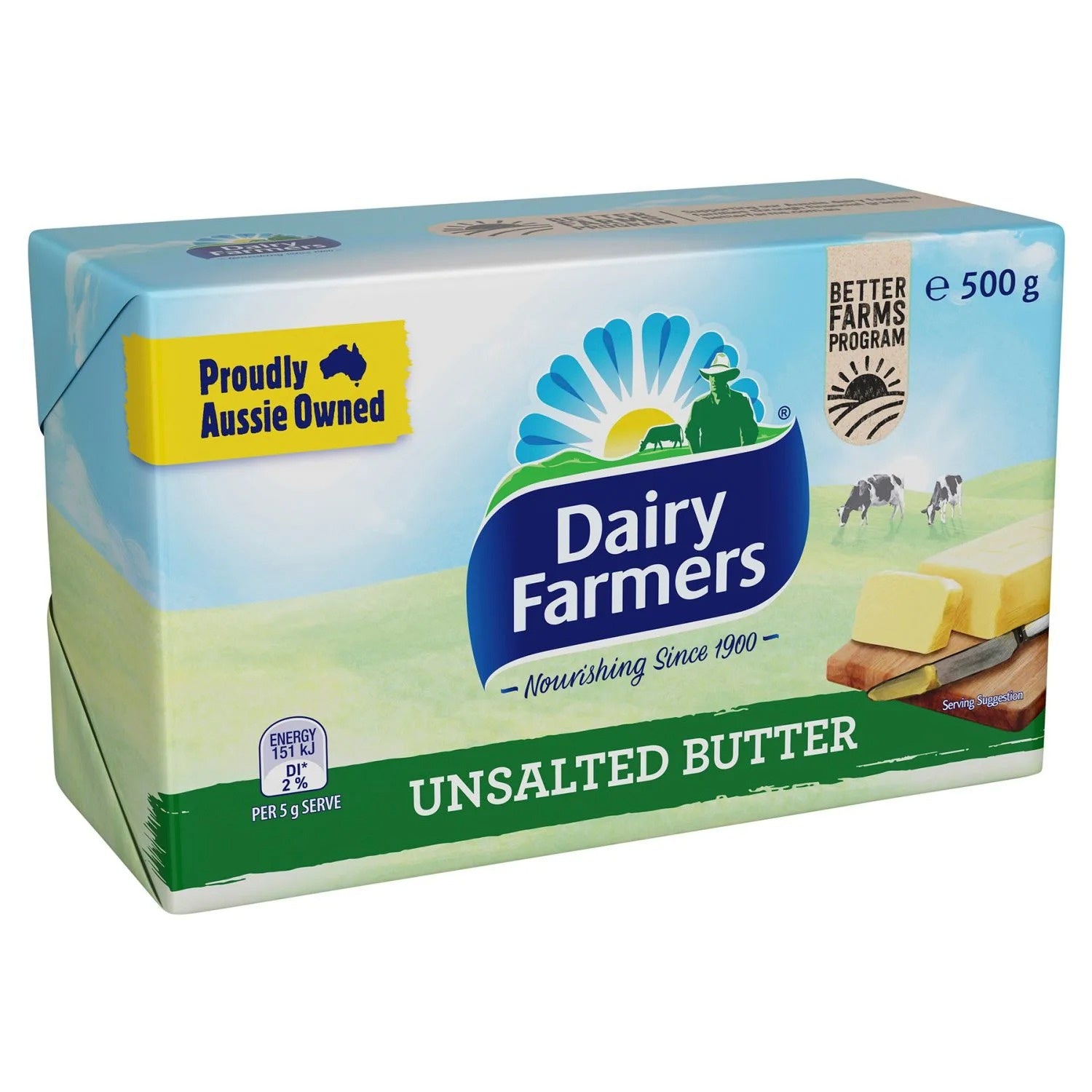 Dairy Farmers Unsalted Butter 500g