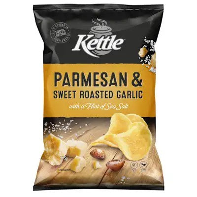 Kettle Chips Parmesan & Sweet Roasted Garlic 165g