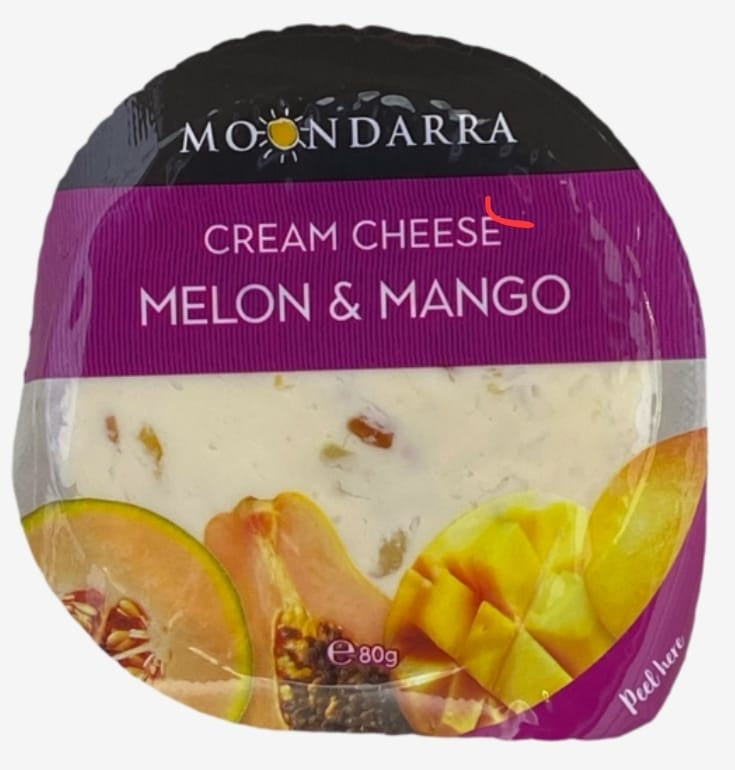 Moondarra Melon & Mango Cream Cheese 80g