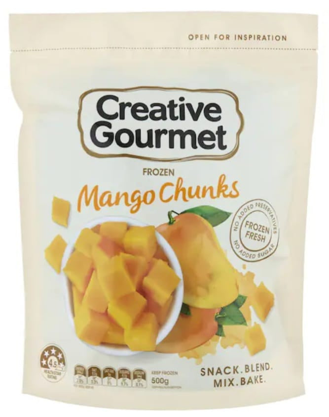 Creative Gourmet Frozen Mango 500g