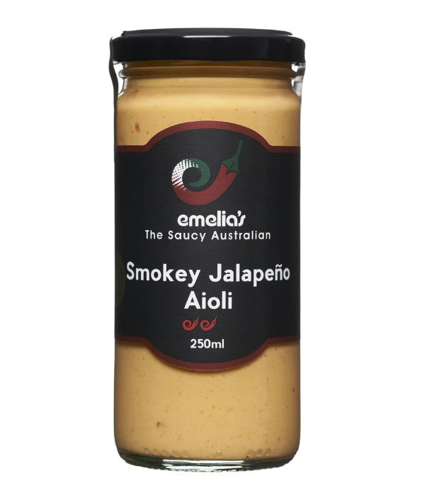 Emelia's Smokey Jalapeno Aioli 250ml