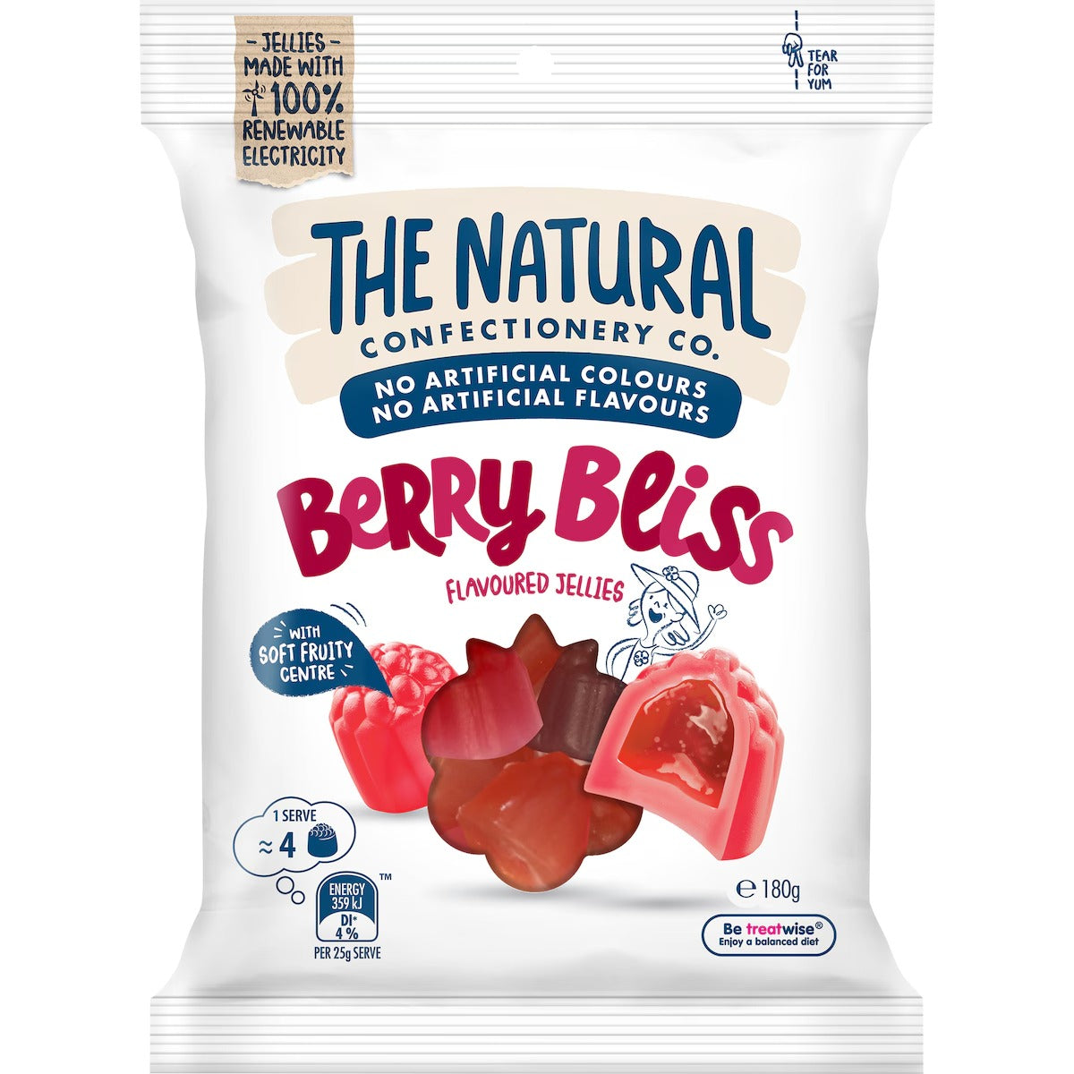 The Natural Confectionary Co - Berry Bliss 180g