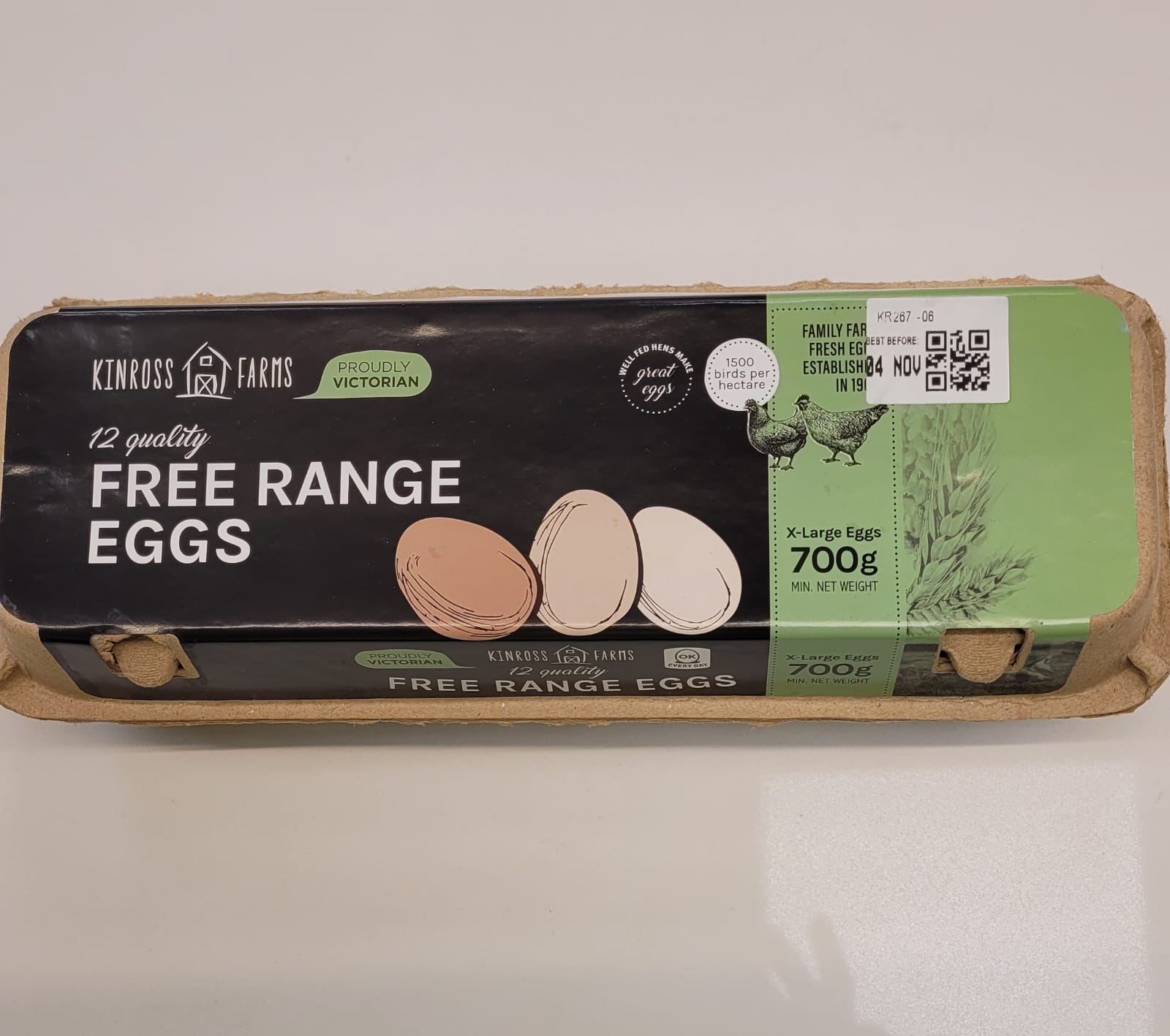 Kinross Farms Free Range Eggs 700g