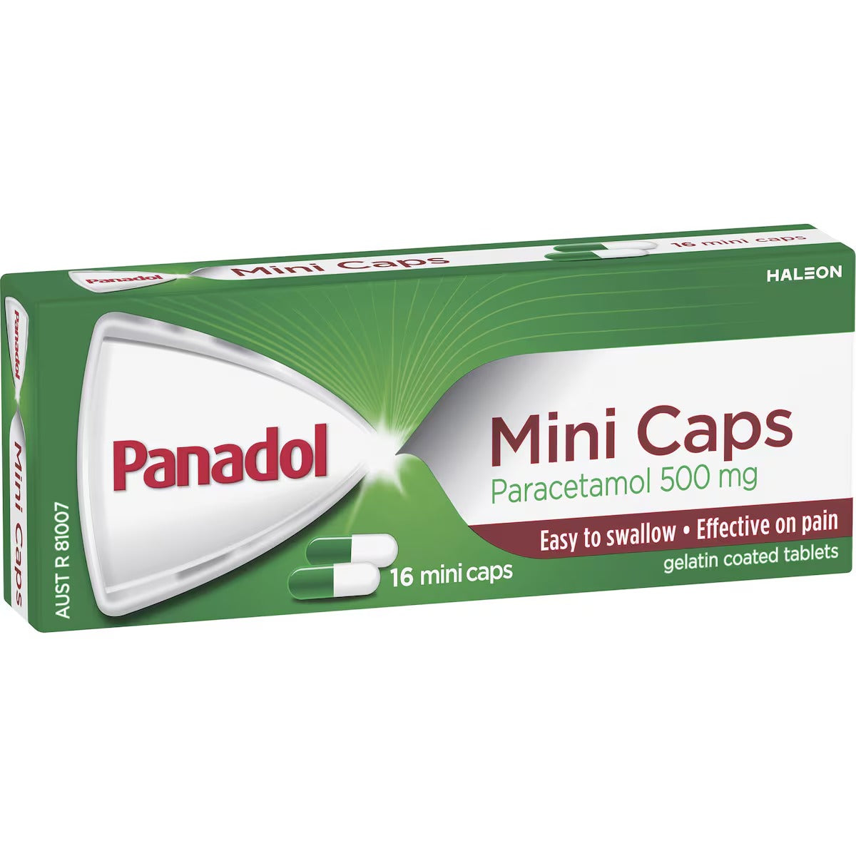 Panadol Mini Caps 500mg 16pk