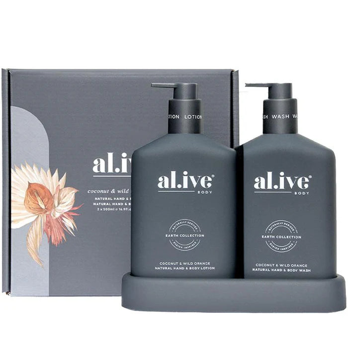 Al.ive Coconut & Wild Orange Hand Soap & Lotion DUO