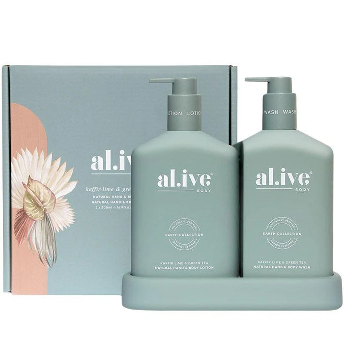 AL.IVE Kaffir Lime & Green Tea Wash & Lotion  DUO