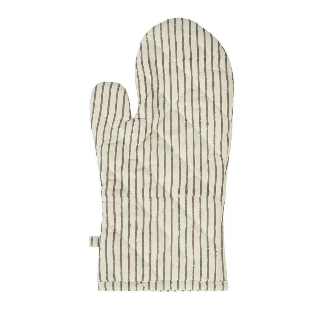 Cyra Stripe Cotton Single Oven Glove