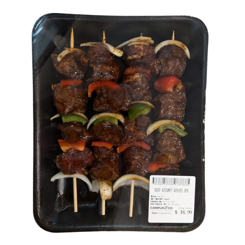 Beef Gourmet Kebabs 4 pack