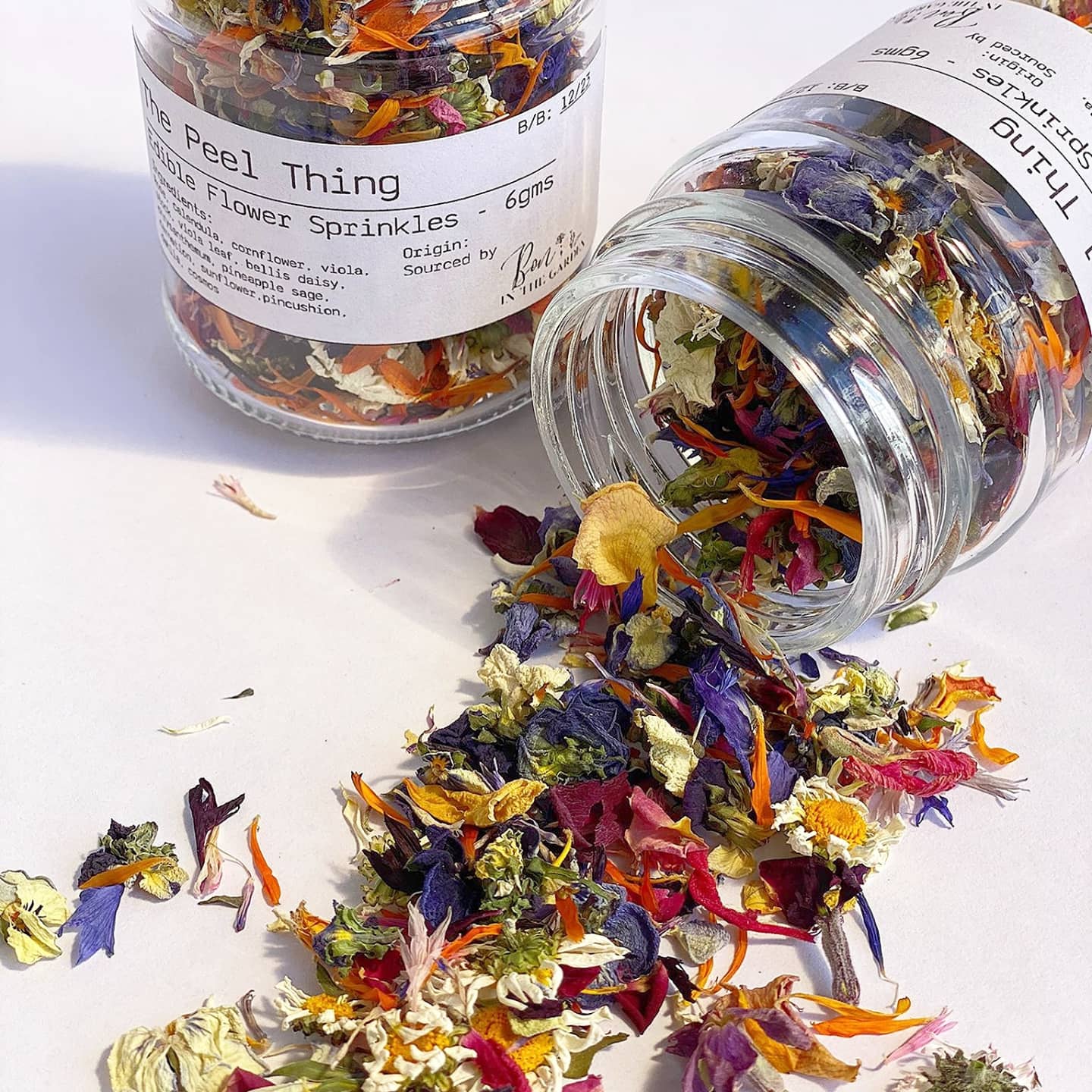 The Peel Thing Edible Flowers Rainbow Mix