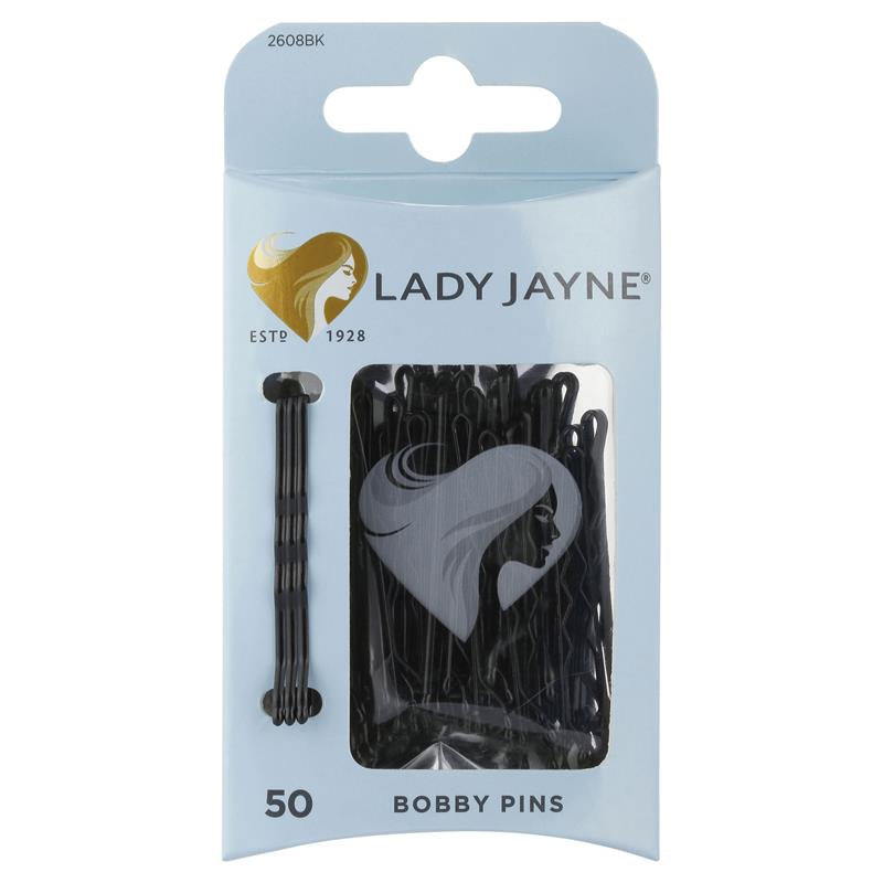 Lady Jayne Bobby Pins, Black 4.5 Cm Pk50