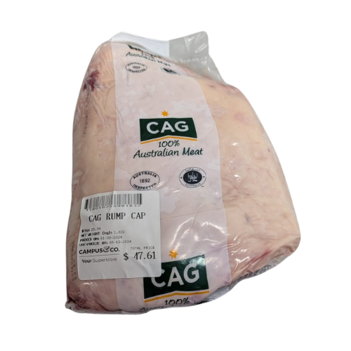 Beef Rump Cap CAG p/kg