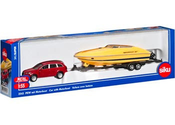 Siku Toyota Car with Motorboat 1:55