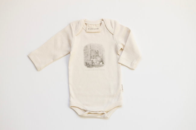 'Tale of the Flopsy Bunnies ' Organic Knit Bodysuit-6-9m