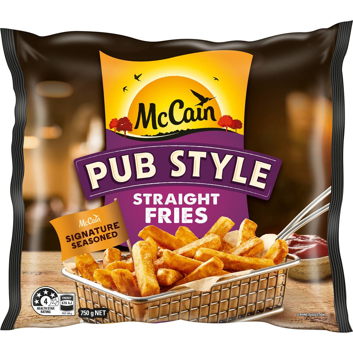 McCain Pub Style Straight Fries 750g