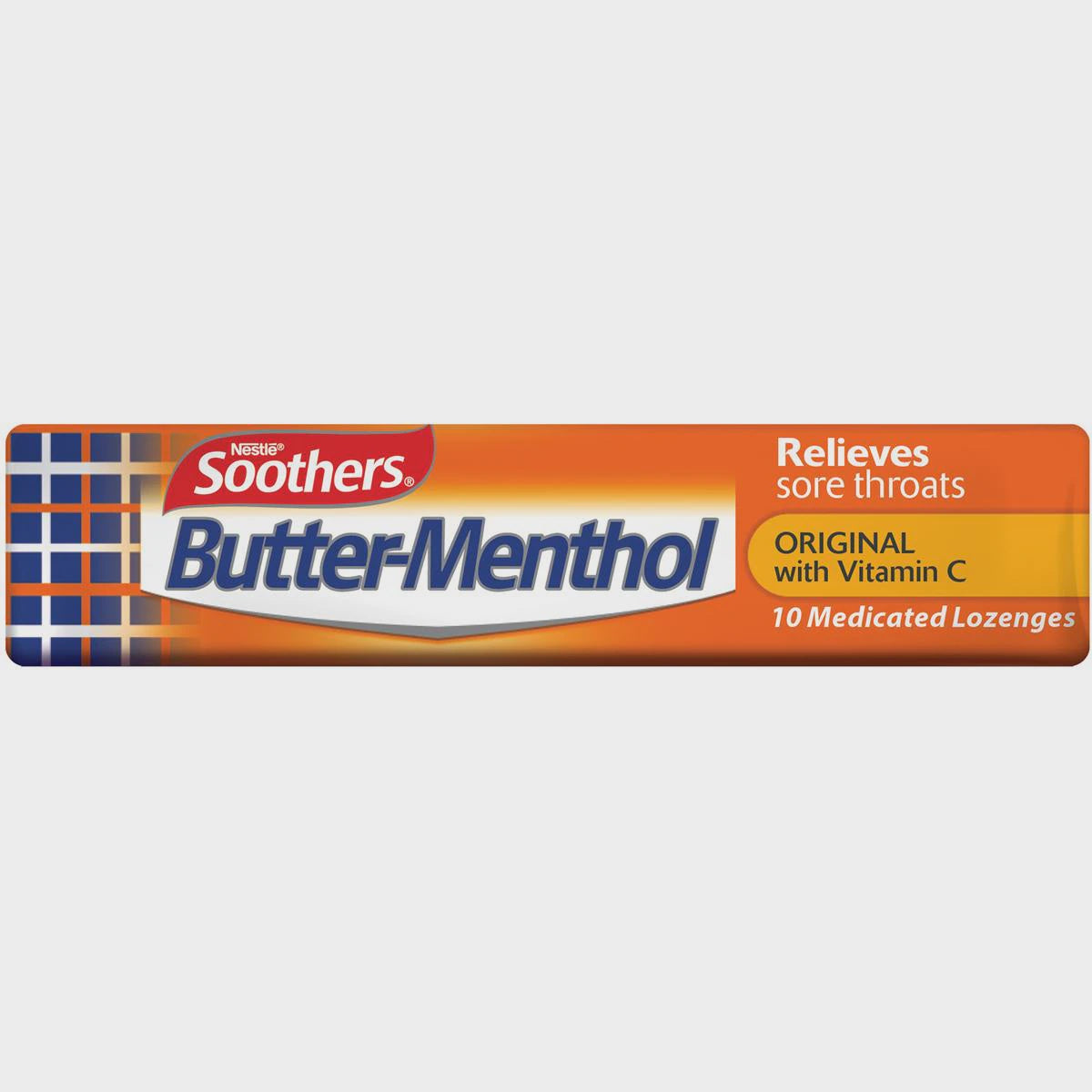 Nestle Butter Menthol Throat Lozenge Liquid Centre 10 pk