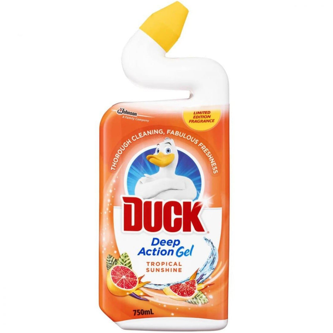 Duck Deep Action Gel Tropical Sunshine Toilet Cleaner 750ml