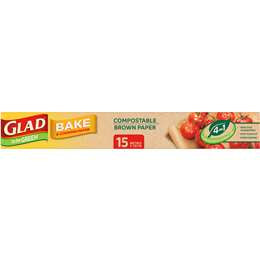 Glad Bake Brown Baking Paper 15m x 30cm