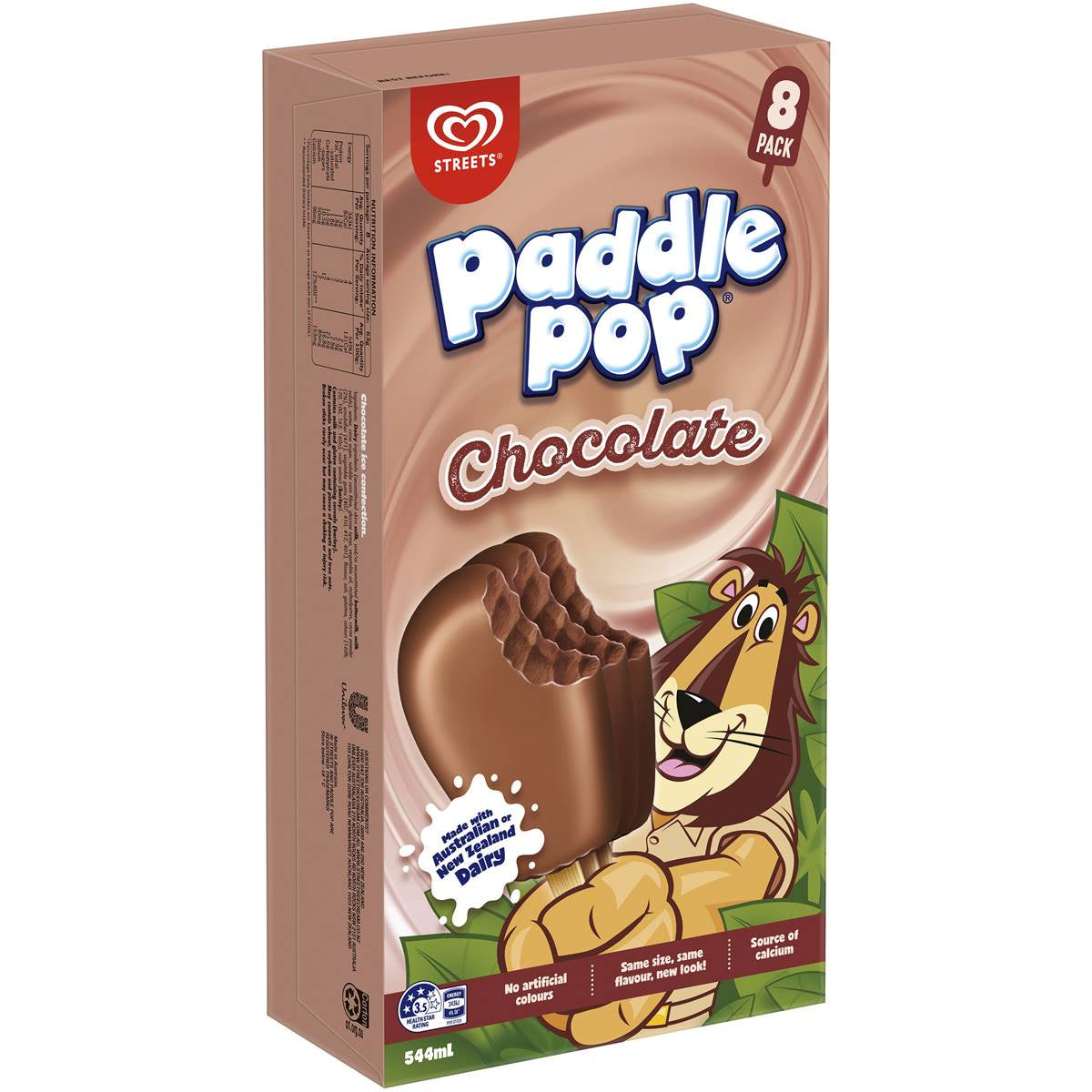 Streets Paddle Pop Chocolate 8pk