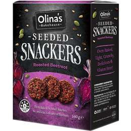 #Olina's Seeded Snackers Roasted Beetroot 140g