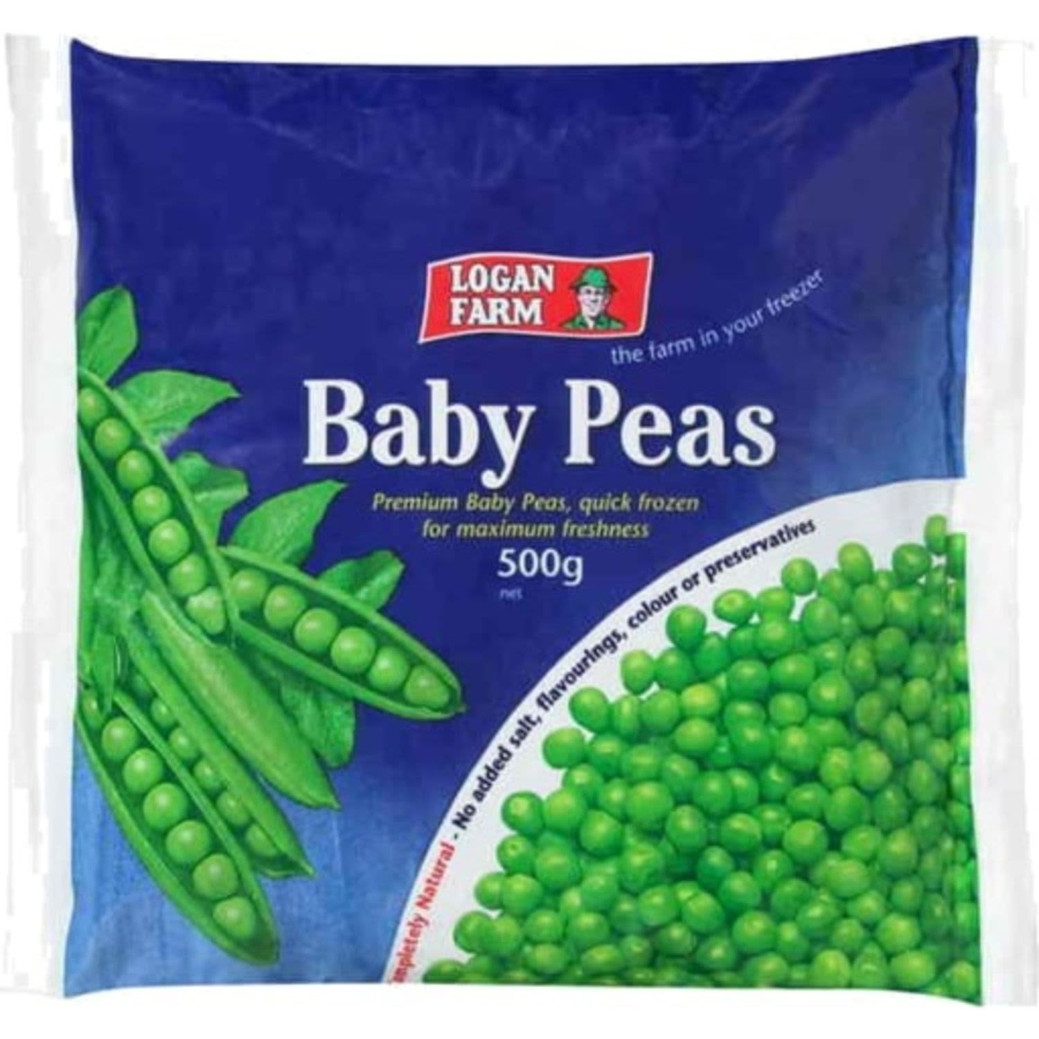 Logan Farm Baby Peas 500g