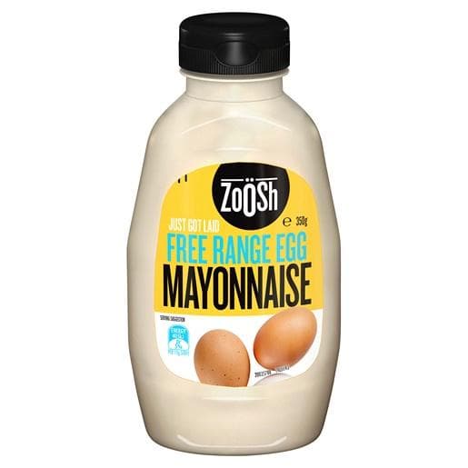 Zoosh Mayonnaise Free Range Egg 350g