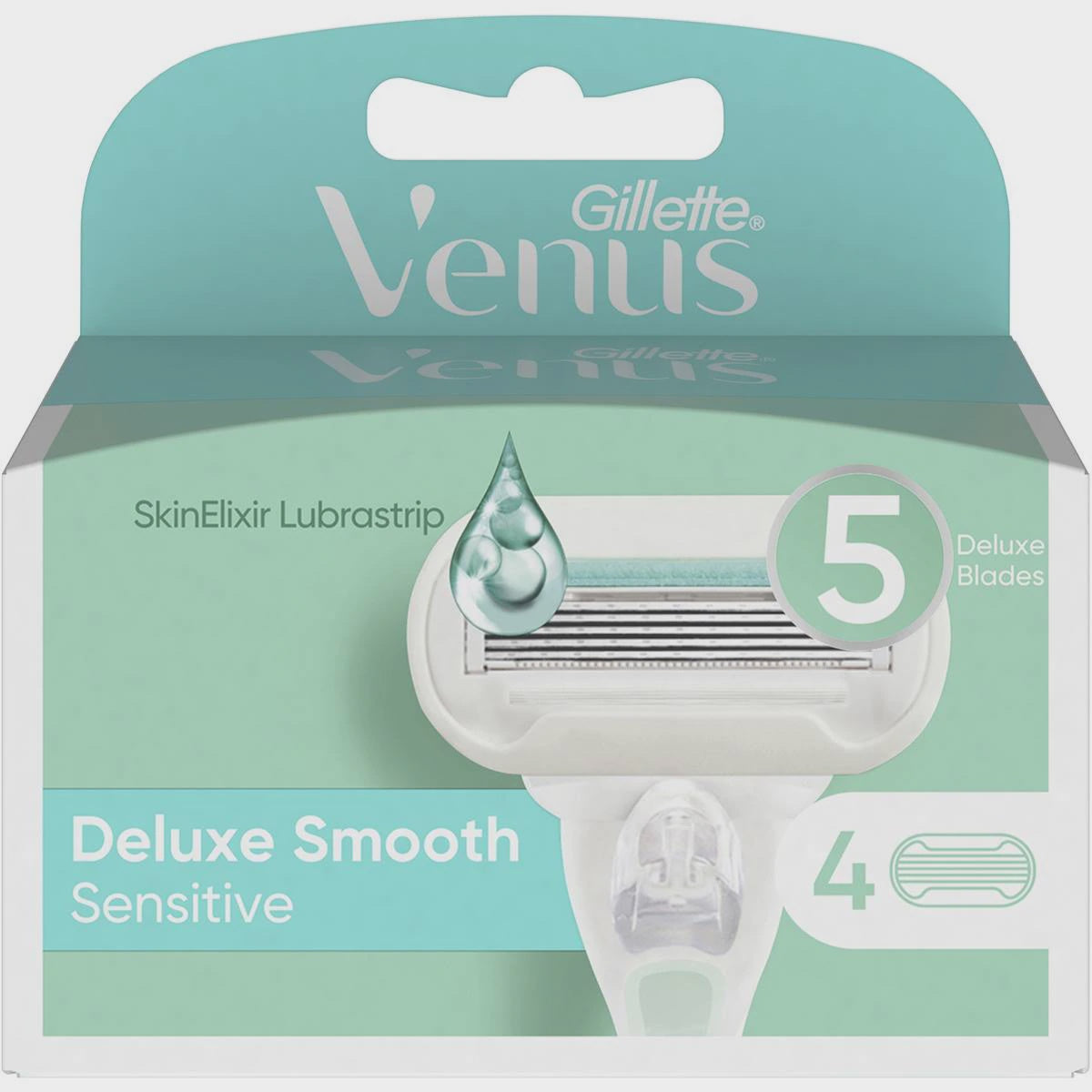 Gillette Venus Deluxe Smooth Sensitive Razor Blades 4pk