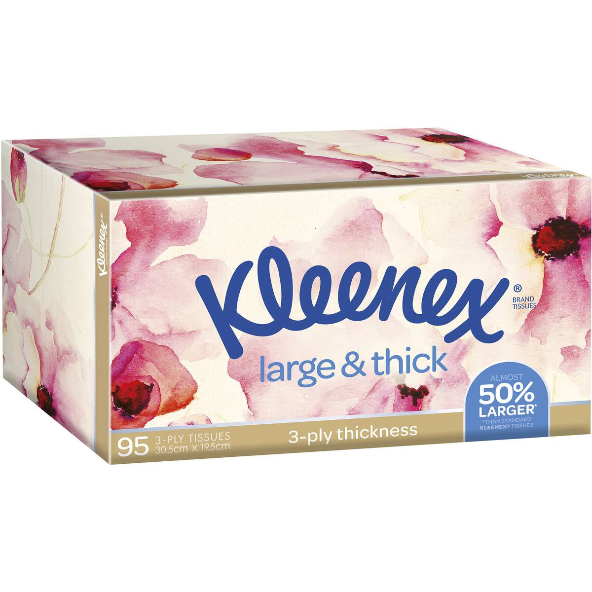 Kleenex Tissues Large & Thick Silk Touch 95pk