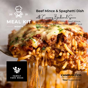 Gluten Free Mince & Spaghetti with Bechamel Sauce - In a Kit