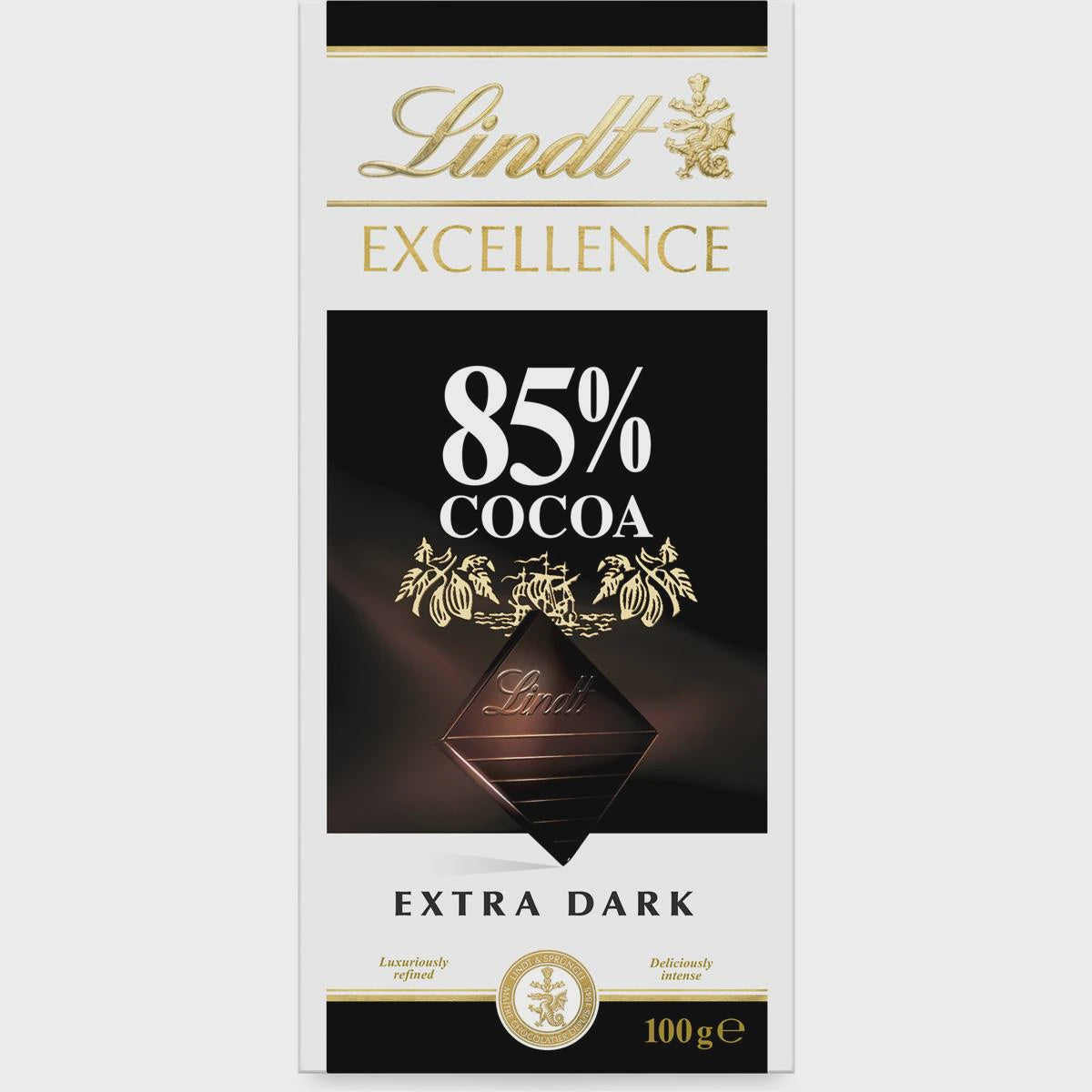 Lindt Excellence 85% Cocoa Dark Chocolate 100g