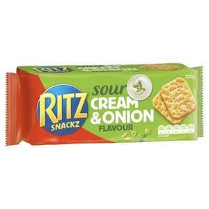 Ritz Snackz Crackers Sour Cream & Onion 100g