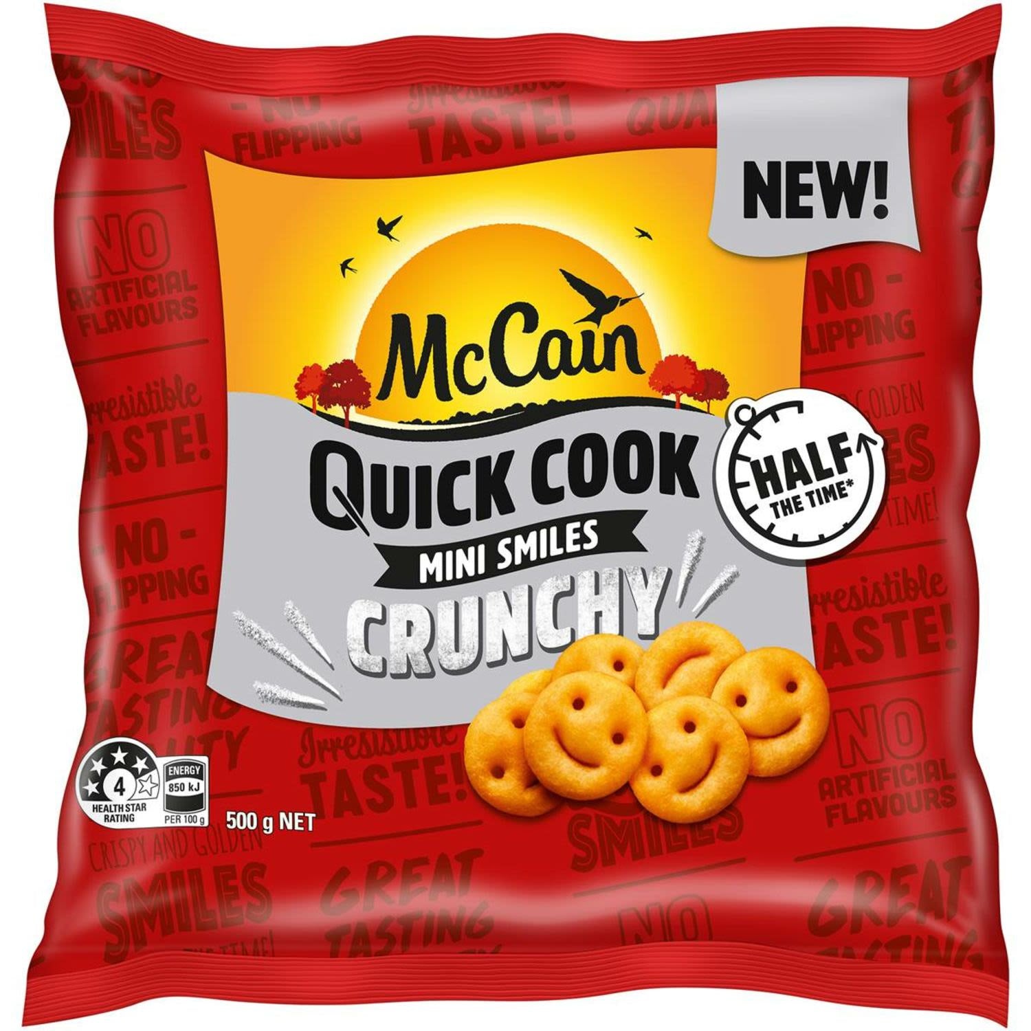 #McCain Quick Cook Mini Smiles 500g