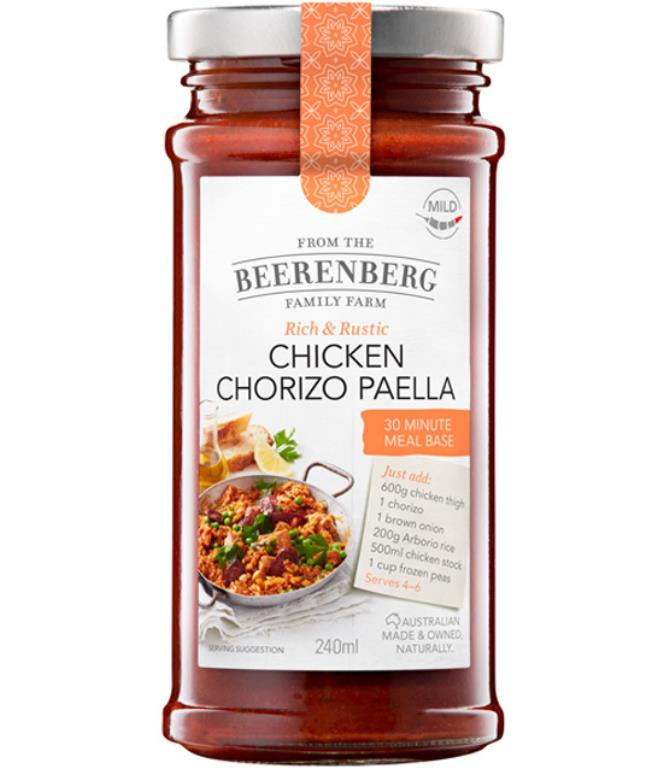 #Beerenberg Chicken Chorizo Paella Meal Base 240ml