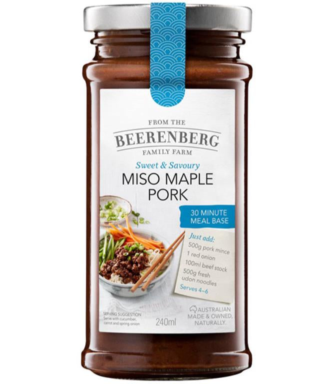 #Beerenberg Miso Maple Pork Meal Base 240ml