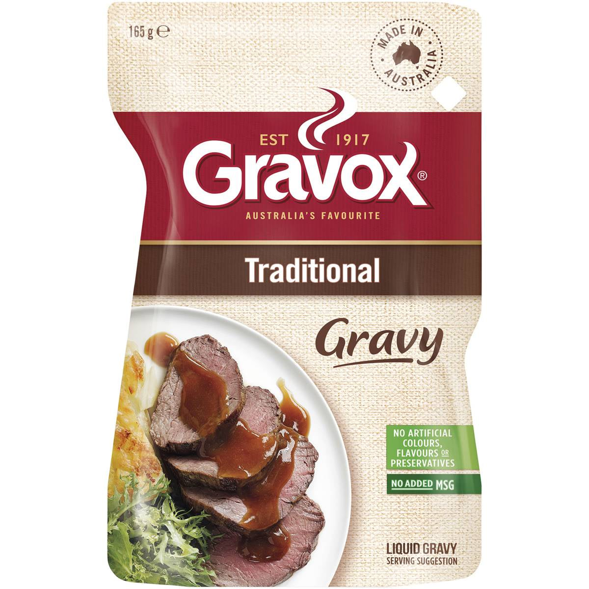 Gravox Traditional Liquid Gravy Pouch 165g